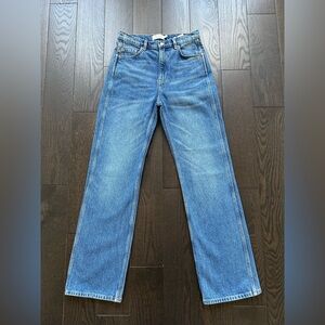 & Other Stories Vintage Wash High Rise Jeans - Size 28
